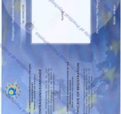 Certificate of registration 